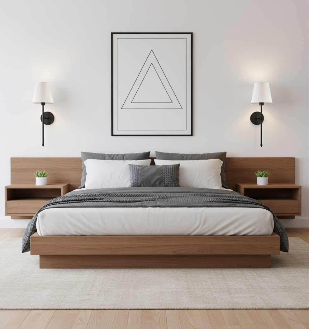 Set of 2 Wireless Wall Sconces with Bulbs Included