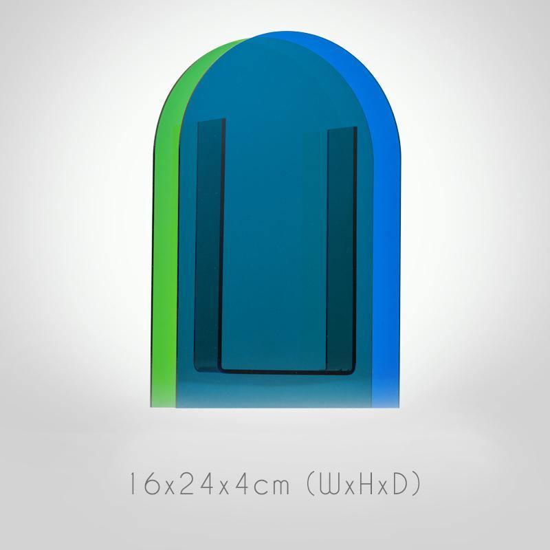 Colorful Acrylic Geometric Flower Vase
