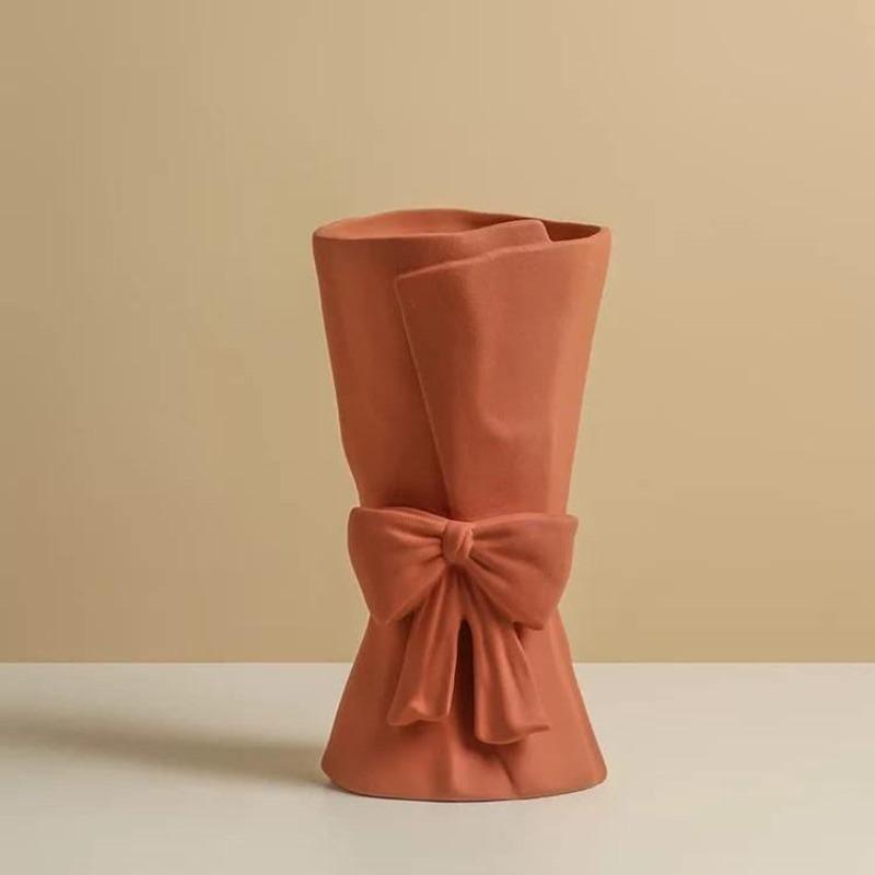 Bowknot Ceramic Vase