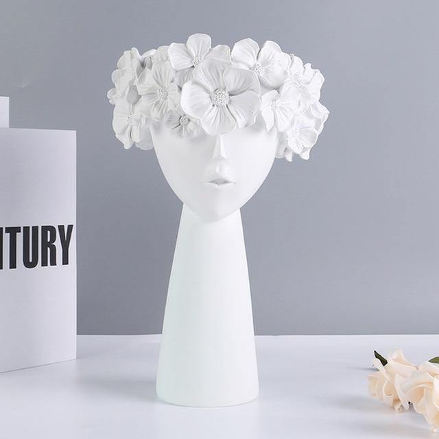 Colorful Flower Crown Vase