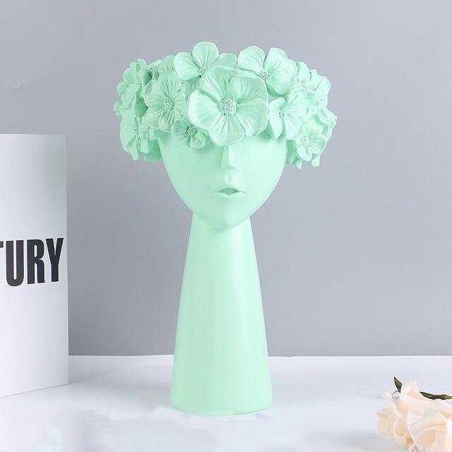 Colorful Flower Crown Vase