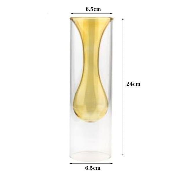 Blown Glass Bubble Vases