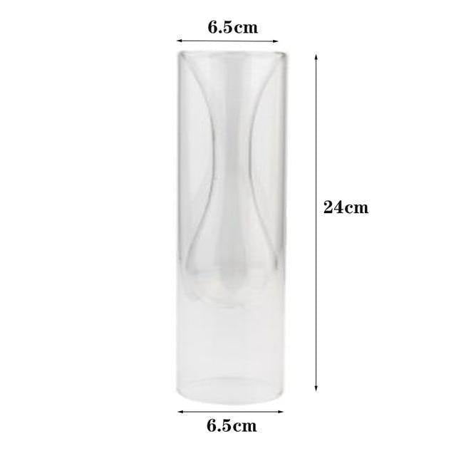 Blown Glass Bubble Vases