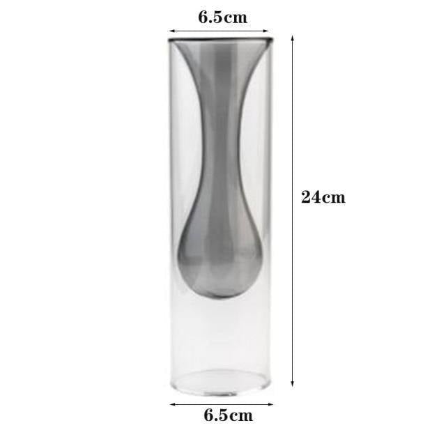 Blown Glass Bubble Vases