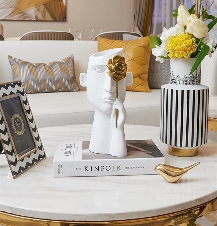 Abstract Modern Head Vases