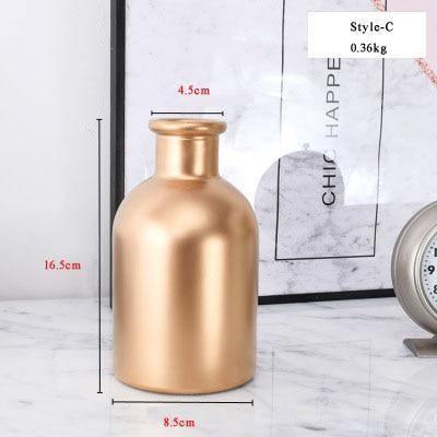 Elegant Gold Tabletop Vases