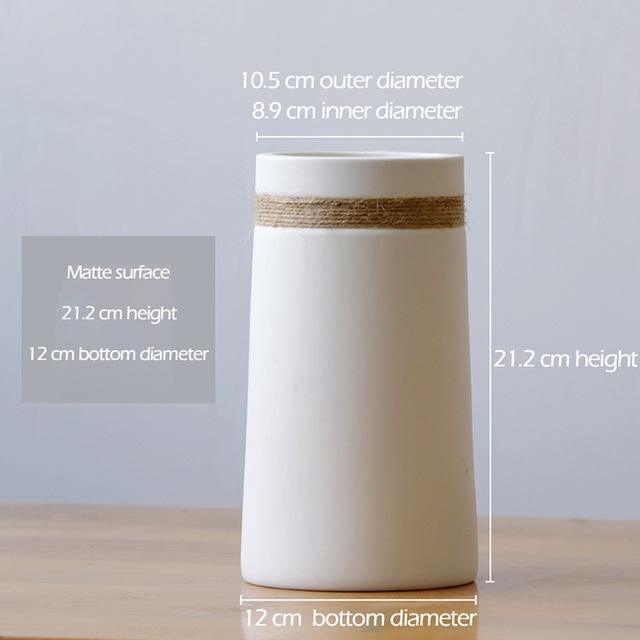 Ceramic Matte Vase