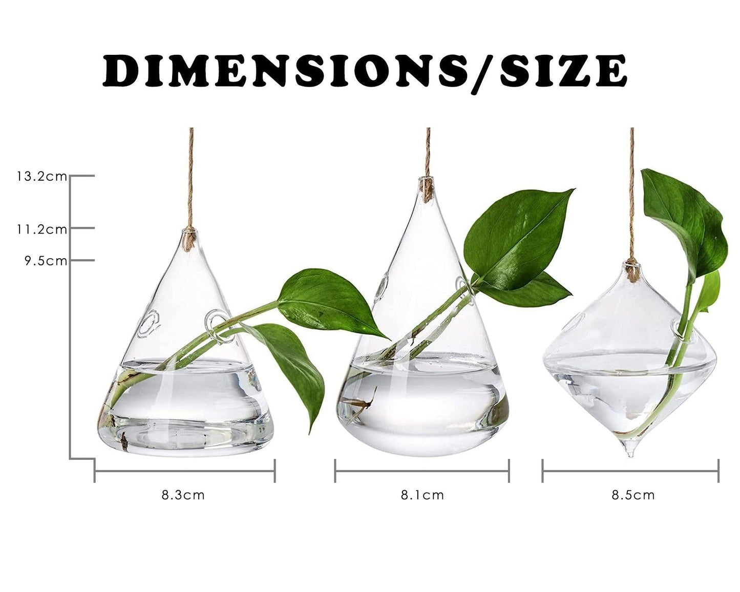 Glass Hanging Terrarium Vases