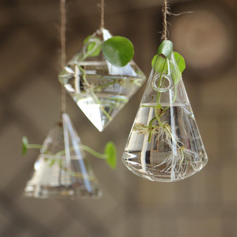 Glass Hanging Terrarium Vases