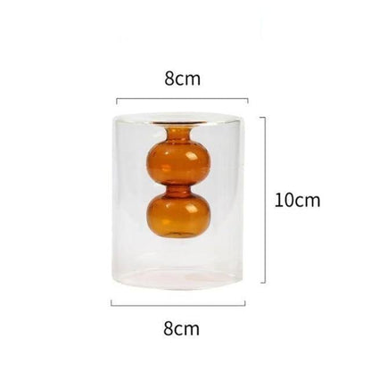 Blown Glass Bubble Vases