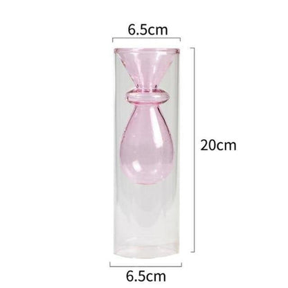 Blown Glass Bubble Vases
