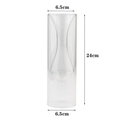Blown Glass Bubble Vases