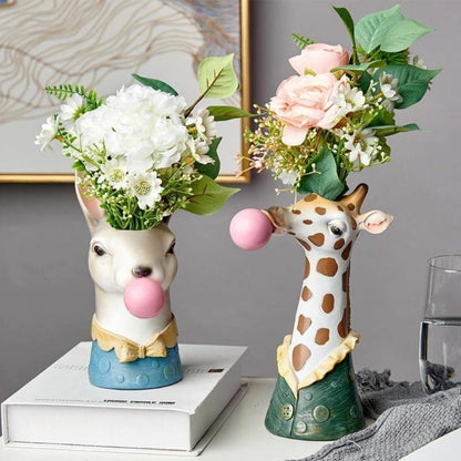 Bubblegum Animal Vase