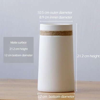 Ceramic Matte Vase